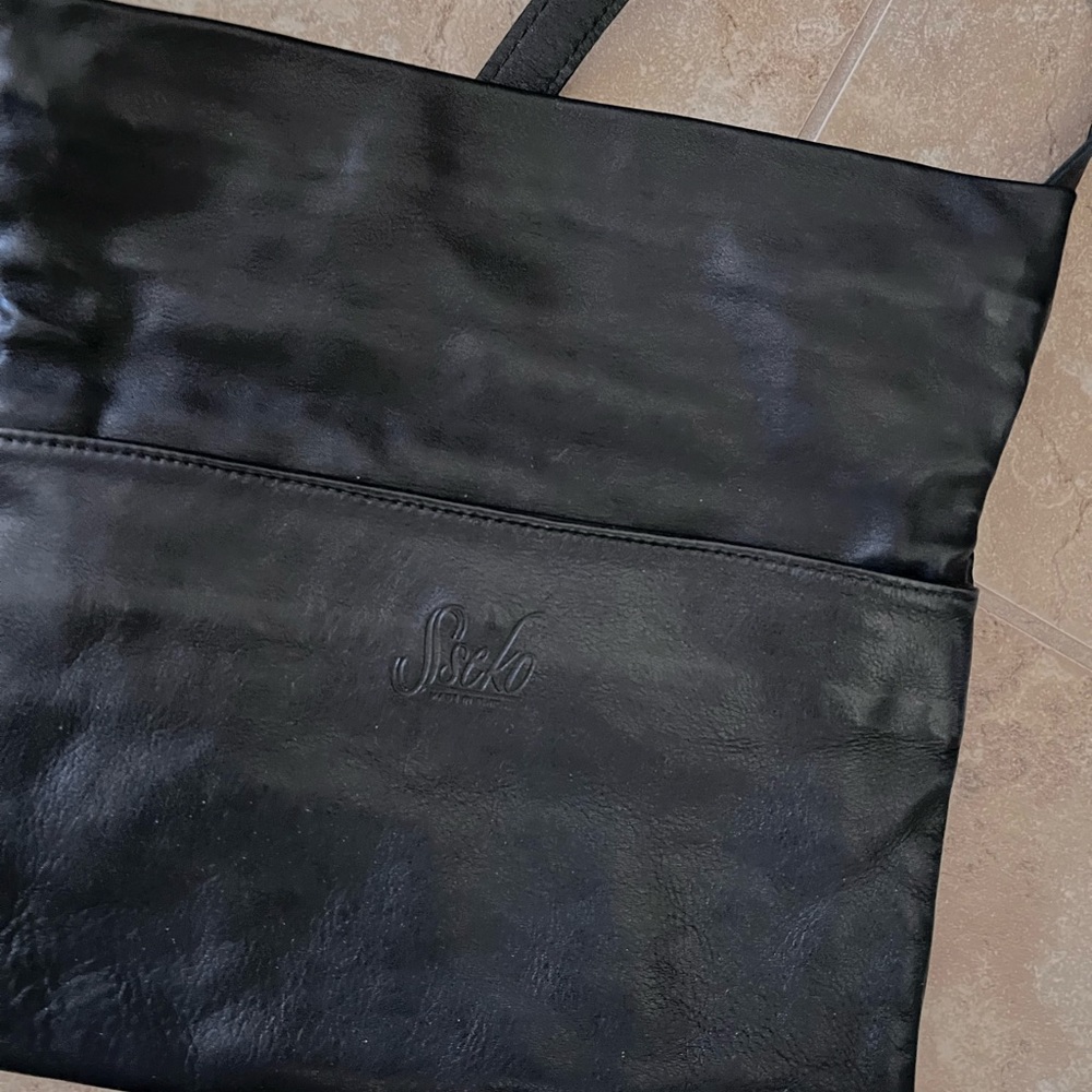 Sseko leather crossbody bag